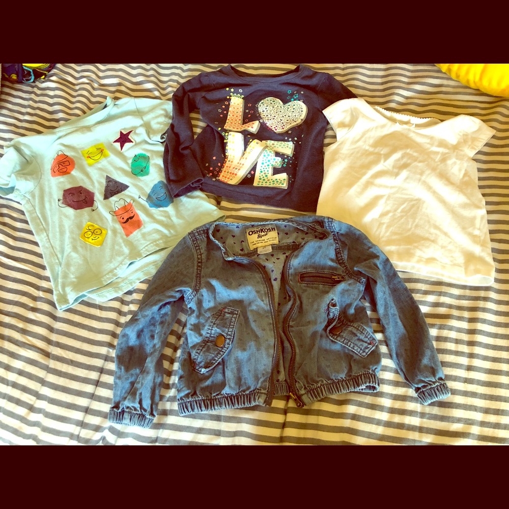 4 piece toddler lot for girl.